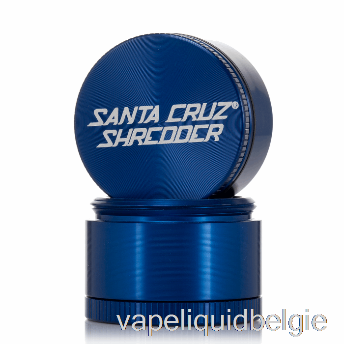 Vape Smaken Santa Cruz Versnipperaar 1,6inch Klein 4-delige Molen Blauw (40mm)